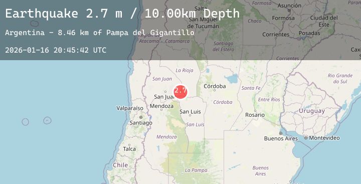 Map of SAN JUAN, ARGENTINA