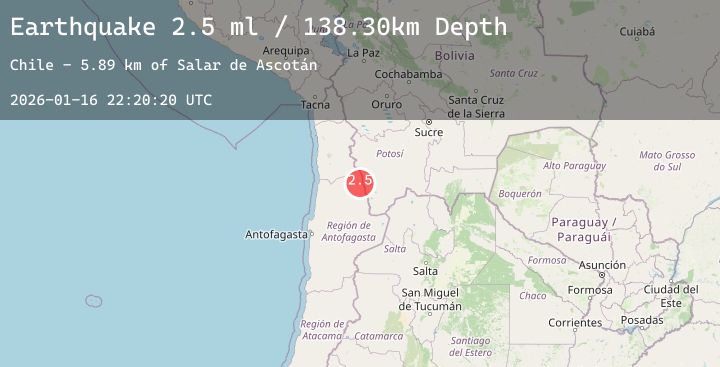 Map of ANTOFAGASTA, CHILE
