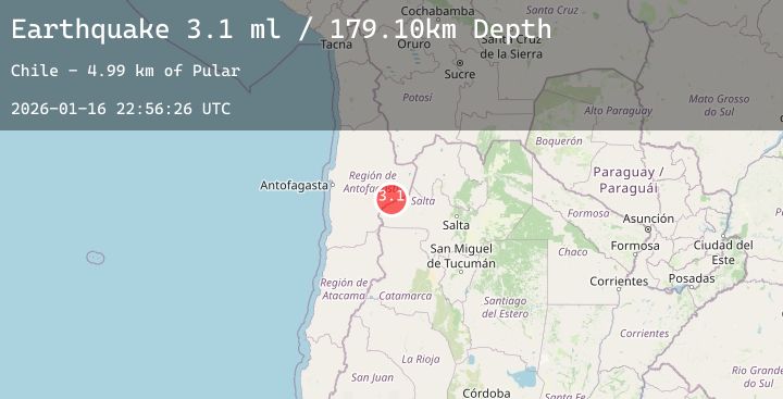 Map of ANTOFAGASTA, CHILE