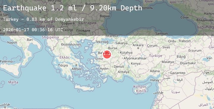 Map of WESTERN TURKEY
