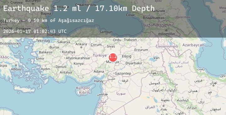 Map of CENTRAL TURKEY