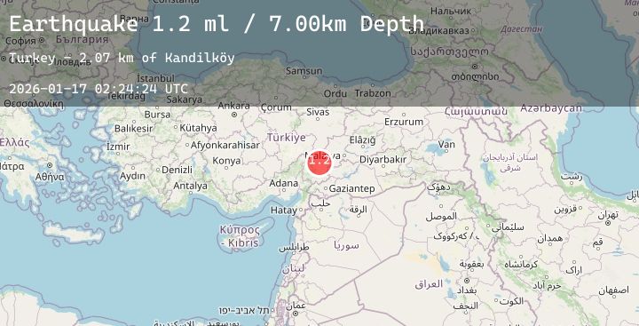Map of CENTRAL TURKEY