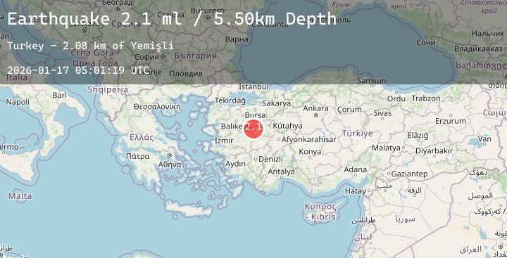 Map of WESTERN TURKEY