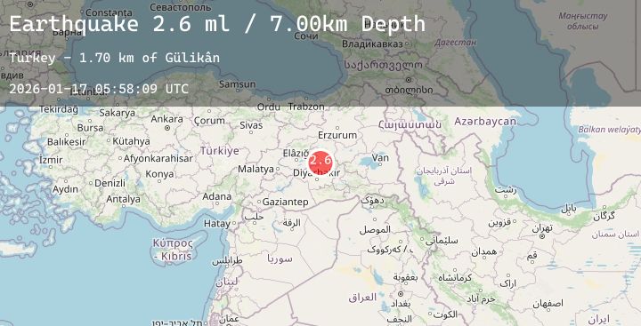 Map of EASTERN TURKEY