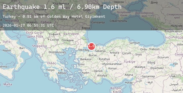Map of WESTERN TURKEY