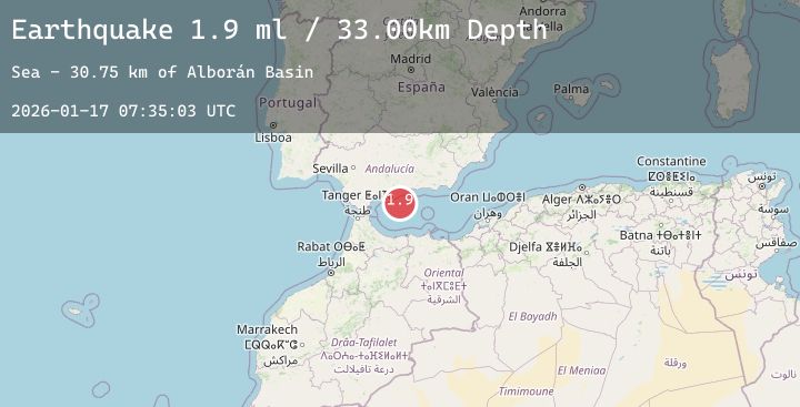 Map of STRAIT OF GIBRALTAR