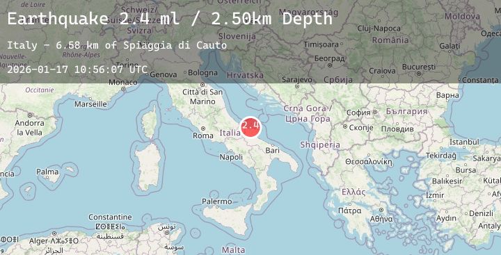 Map of SOUTHERN ITALY