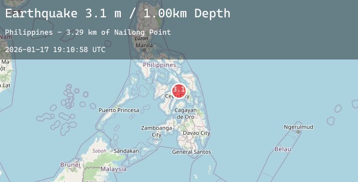 Map of LEYTE, PHILIPPINES