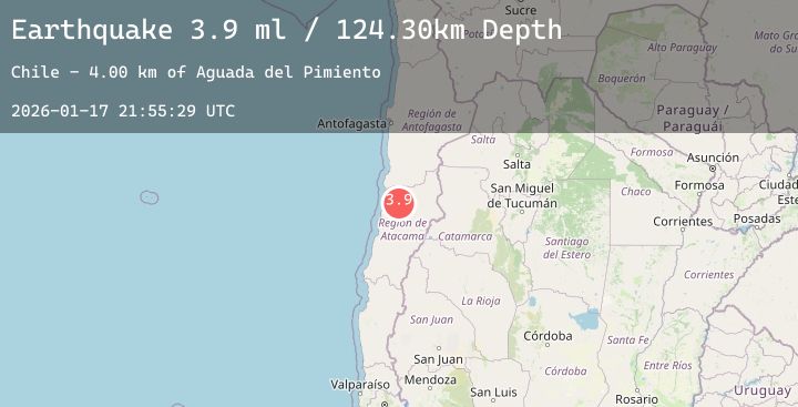 Map of ATACAMA, CHILE