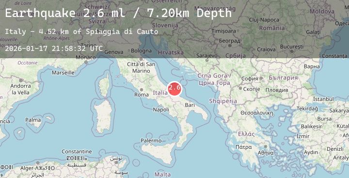 Map of SOUTHERN ITALY