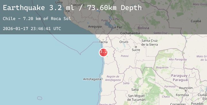 Map of OFFSHORE TARAPACA, CHILE
