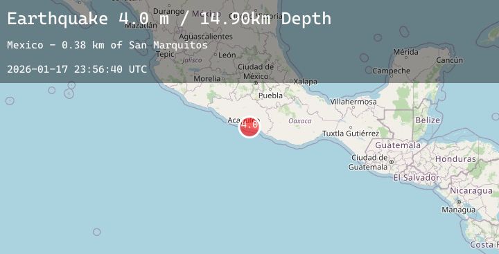 Map of GUERRERO, MEXICO