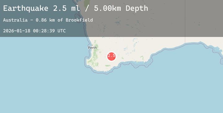 Map of WESTERN AUSTRALIA