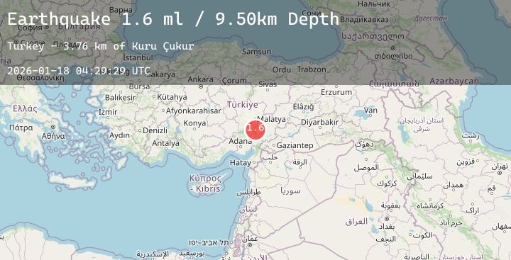 Map of CENTRAL TURKEY