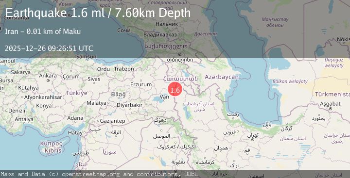 Map of TURKEY-IRAN BORDER REGION