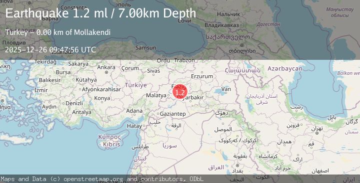 Map of EASTERN TURKEY