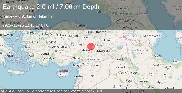 Map of EASTERN TURKEY