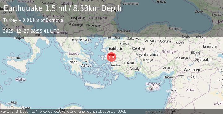 Map of WESTERN TURKEY