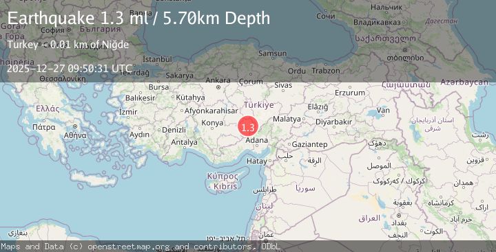 Map of CENTRAL TURKEY