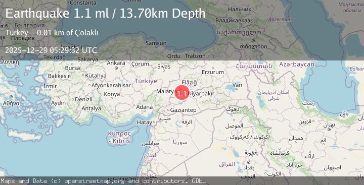 Map of EASTERN TURKEY