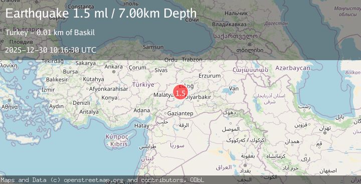 Map of EASTERN TURKEY