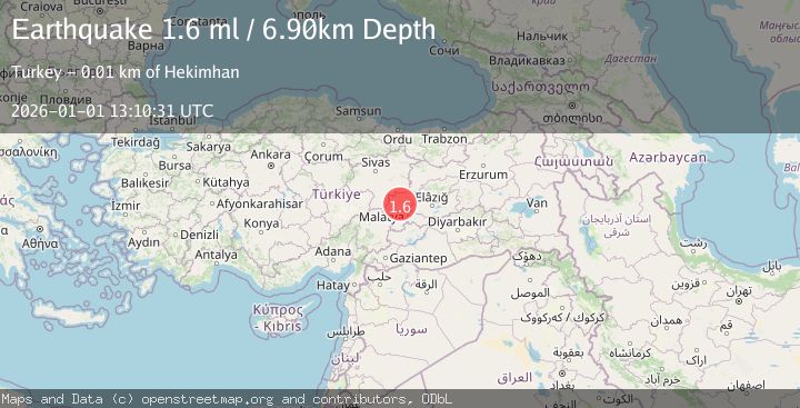 Map of EASTERN TURKEY