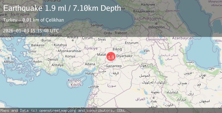 Map of EASTERN TURKEY