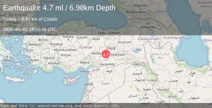 Map of EASTERN TURKEY
