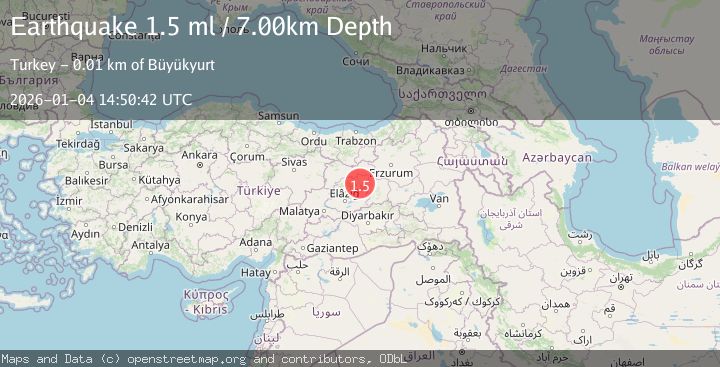 Map of EASTERN TURKEY
