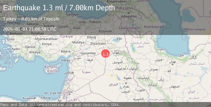Map of EASTERN TURKEY
