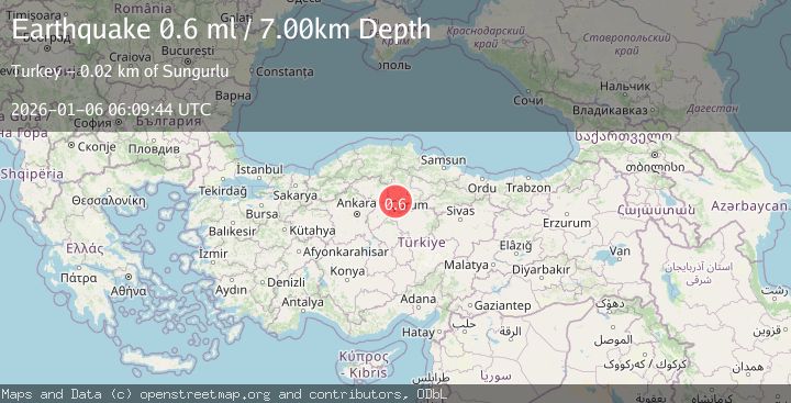 Map of CENTRAL TURKEY