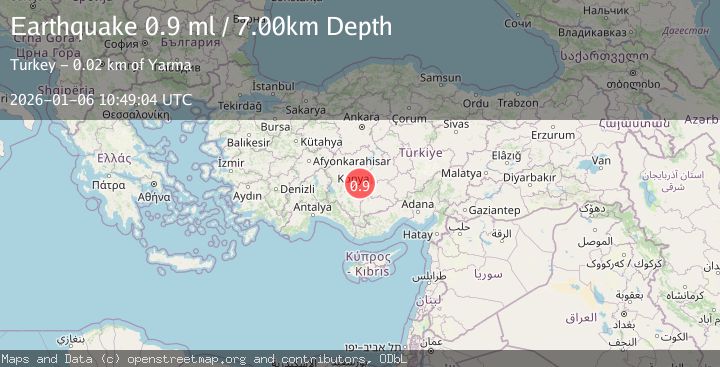Map of CENTRAL TURKEY