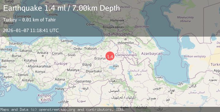 Map of EASTERN TURKEY