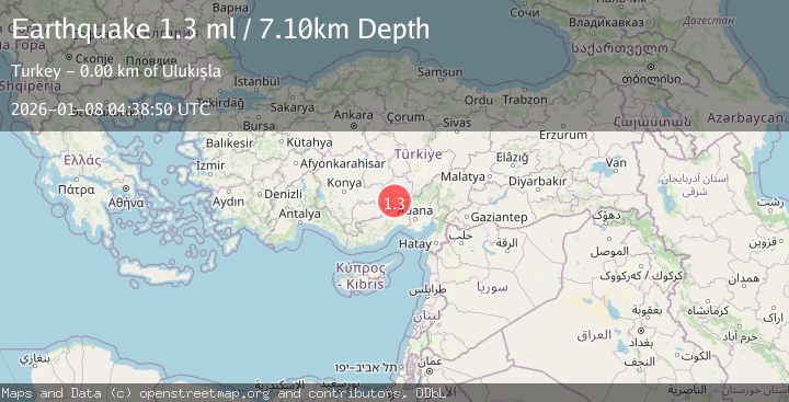Map of CENTRAL TURKEY