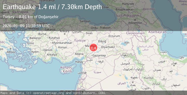 Map of CENTRAL TURKEY