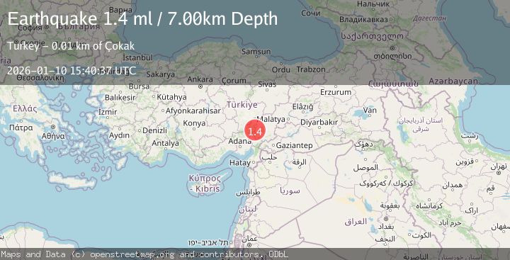 Map of CENTRAL TURKEY