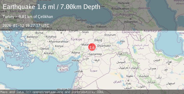 Map of EASTERN TURKEY