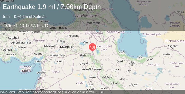 Map of TURKEY-IRAN BORDER REGION