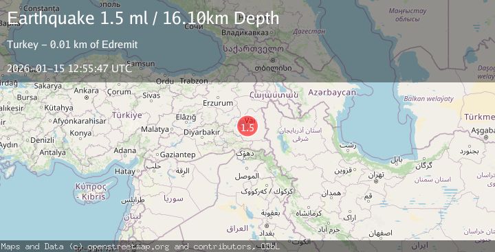 Map of EASTERN TURKEY