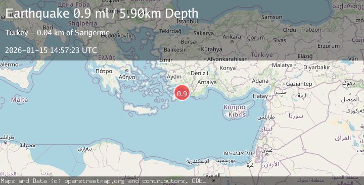 Map of DODECANESE IS.-TURKEY BORDER REG
