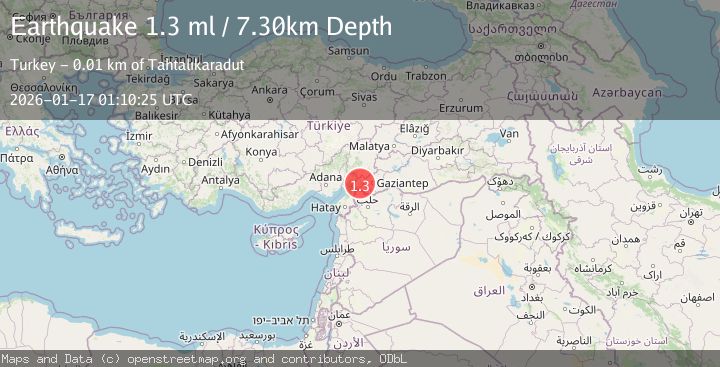 Map of CENTRAL TURKEY