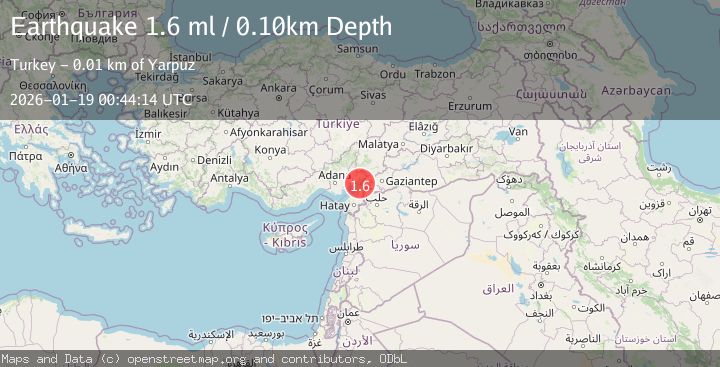 Map of TURKEY-SYRIA BORDER REGION
