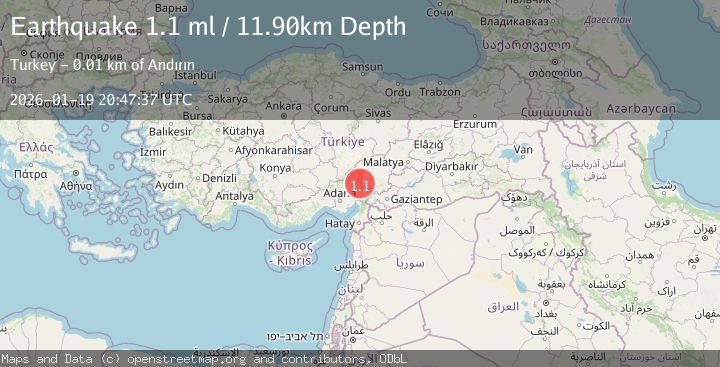 Map of CENTRAL TURKEY