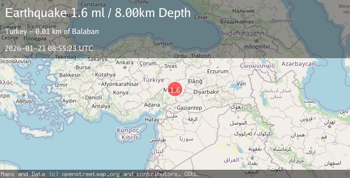 Map of EASTERN TURKEY