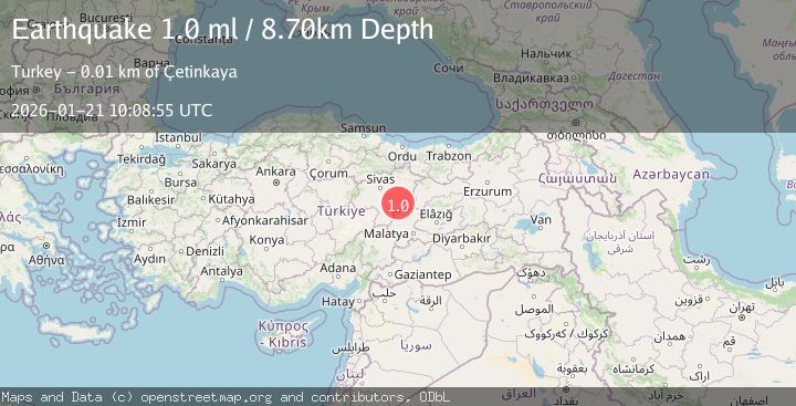 Map of CENTRAL TURKEY