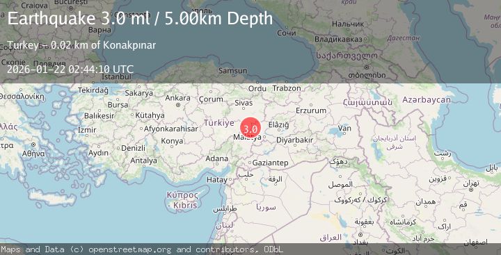 Map of CENTRAL TURKEY