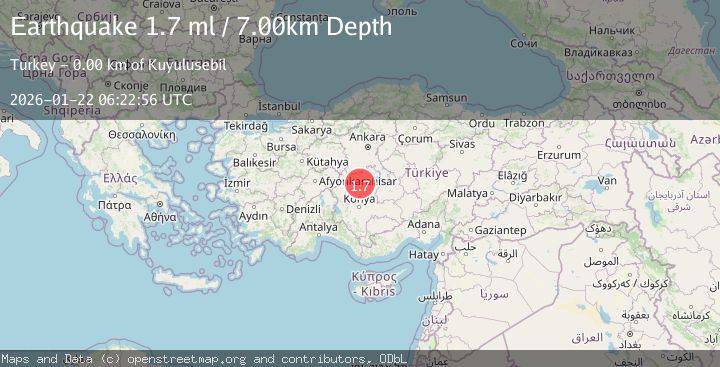 Map of CENTRAL TURKEY