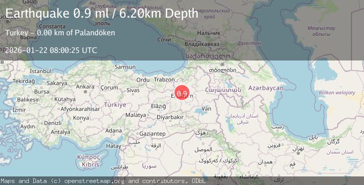 Map of EASTERN TURKEY