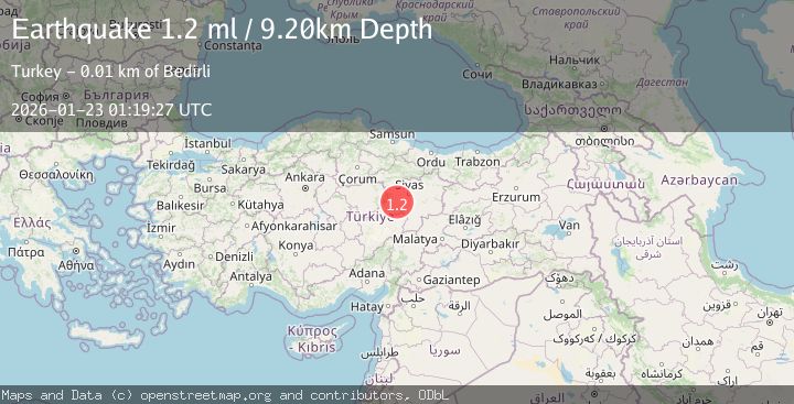 Map of CENTRAL TURKEY