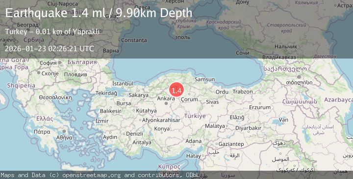 Map of CENTRAL TURKEY